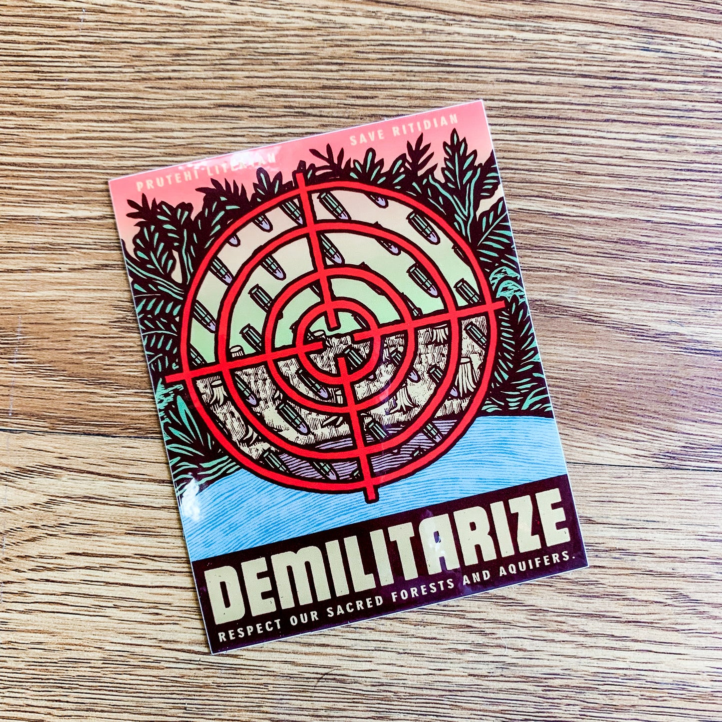 DEMILITARIZE Sticker